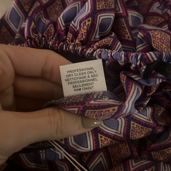 MISA Los Angeles Violeta Top Babydoll in Violet Purple Sz XS NWT $320 - Picture 5 of 6